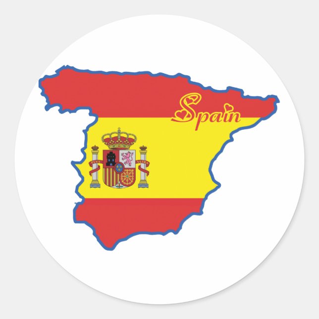 Rond Sticker Espagne (Devant)