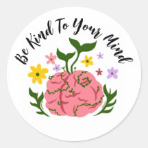 Sticker esthétique pour la santé mentale