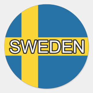 Rond Sticker Euro Suède