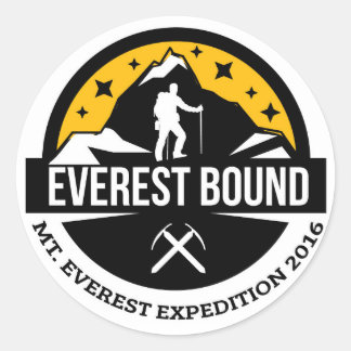 Rond Sticker Everest Bound