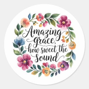 Rond Sticker Extraordinaire floral