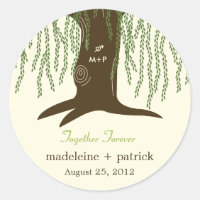 Sticker Faveur Arbre Saule