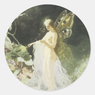 Rond Sticker Féerie victorien