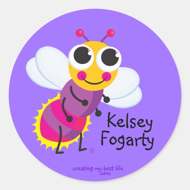 Rond Sticker Firefly personnalisé (Devant)
