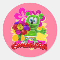 Sticker floral Gummibär
