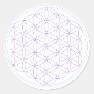 Rond Sticker Flower of Life