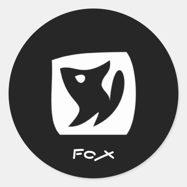 Rond Sticker Fox (Devant)