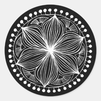 Rond Sticker Frankie Mandala