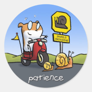 Rond Sticker Fruit of Spirit (Patience)