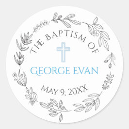 Rond Sticker George Baptism