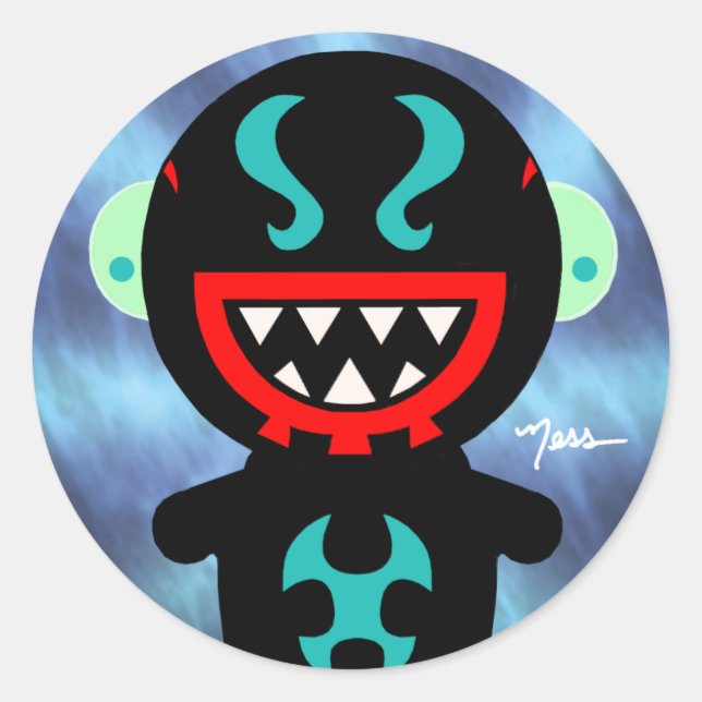 Rond Sticker GLEEZBO (Devant)