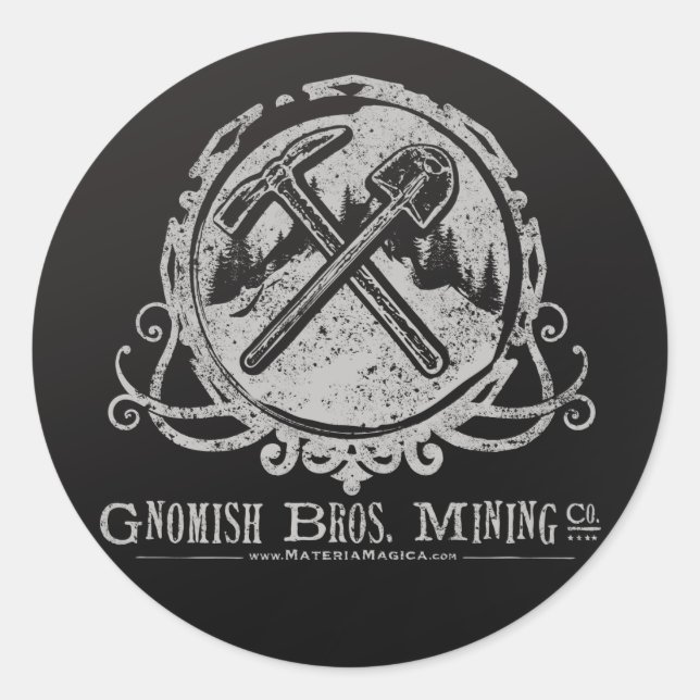 Rond Sticker Gnomish (Devant)