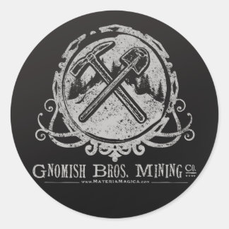 Rond Sticker Gnomish