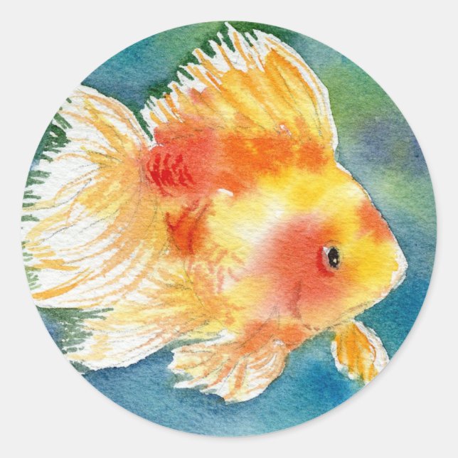 Rond Sticker "Goldfish" (Devant)