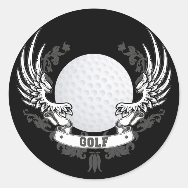 Rond Sticker Golf Wings (Devant)