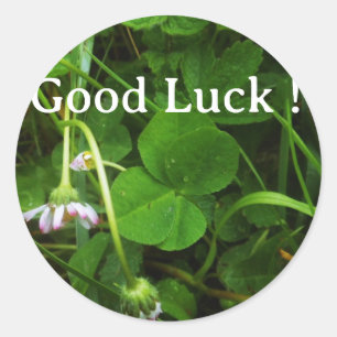 Rond Sticker Good Luck !
