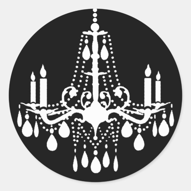 Rond Sticker Grand Ballroom (noir) (Devant)