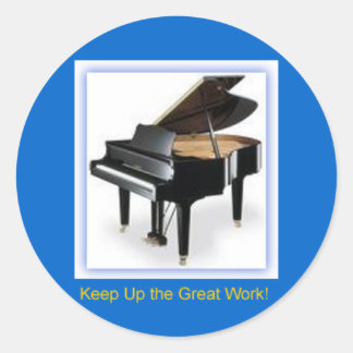 Rond Sticker Grand Piano