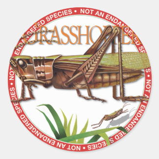Rond Sticker Grasshopper