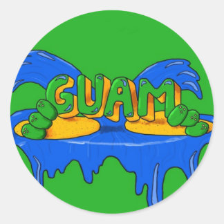 Rond Sticker Guam