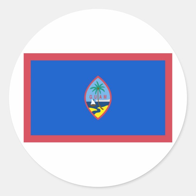 Rond Sticker Guam (Devant)