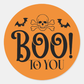 Rond Sticker Halloween
