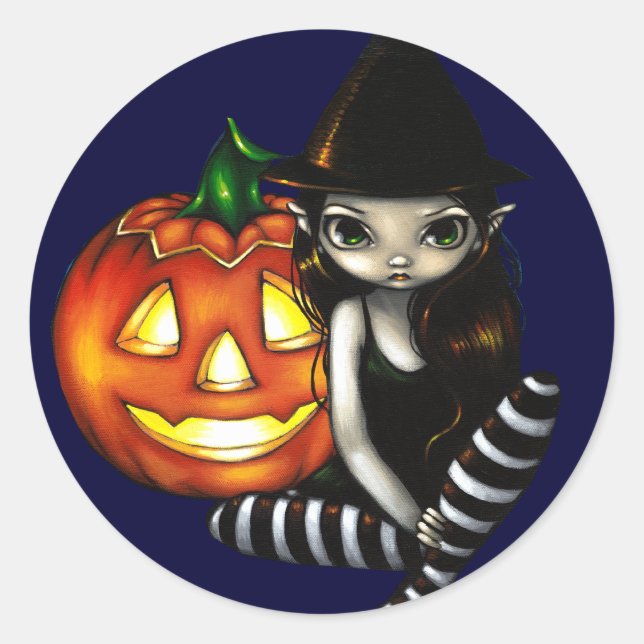 Rond Sticker "Halloween Night" (Devant)