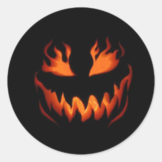 Rond Sticker Halloween Party, Happy Halloween Sticker