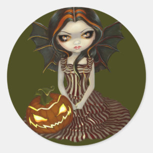 Rond Sticker "Halloween Twilight"
