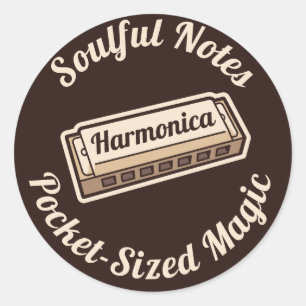 Rond Sticker Harmonica