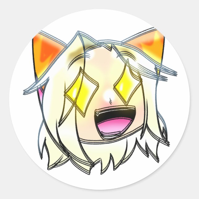 Rond Sticker Hyper-Gloryheart (Devant)