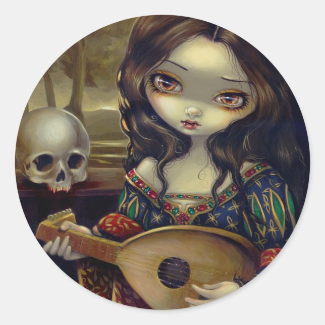 Rond Sticker "I Vampiri : Il Liuto" (Devant)