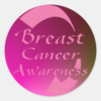 Rond Sticker III Sensibilisation au cancer du sein