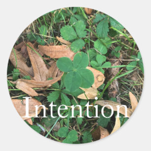 Rond Sticker 'Intention'