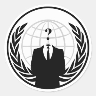 Rond Sticker international anonyme