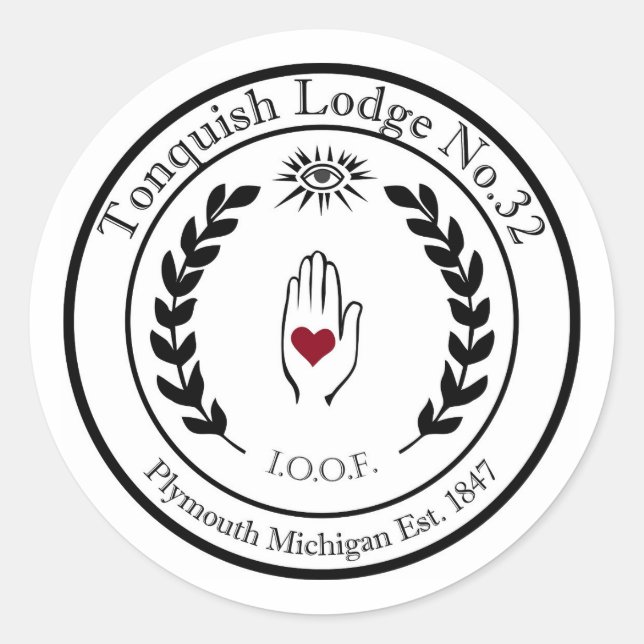 Rond Sticker IOOF Tonquish (Devant)