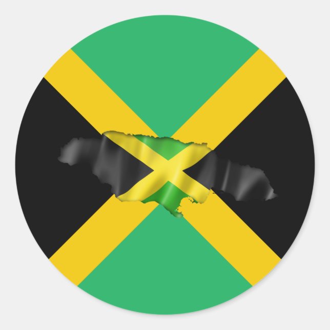 Rond Sticker jamaïcain (Devant)