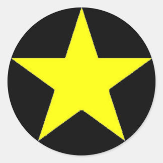Rond Sticker Jammer Star Jaune