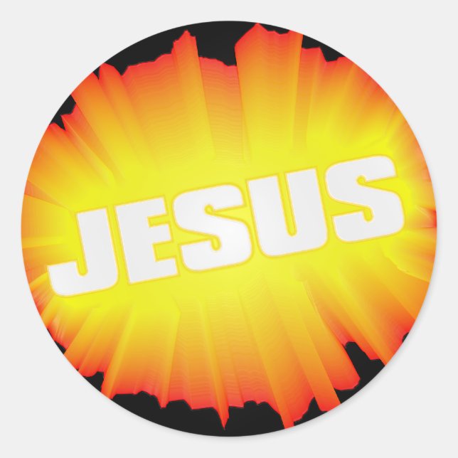 Rond Sticker JESUS (Devant)