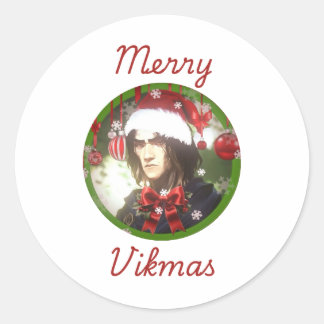 Rond Sticker Joyeux Vikmas