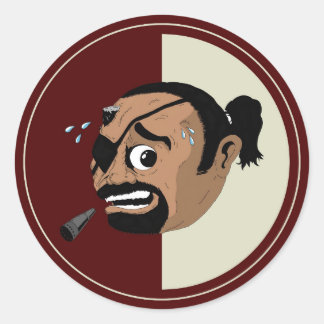 Rond Sticker JSC 'détecté'