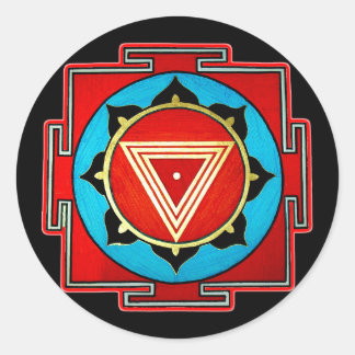 Rond Sticker Kali Yantra