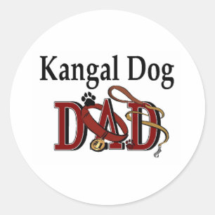 Rond Sticker Kangal Chien Papa