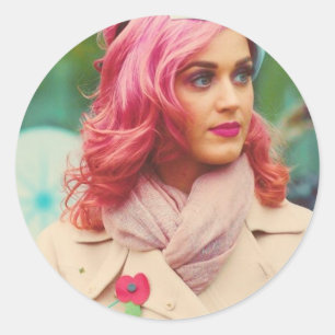 Rond Sticker Katy Perry