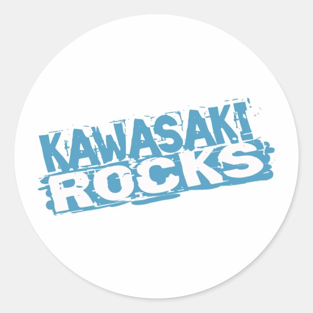 Rond Sticker Kawasaki Rocks (Devant)