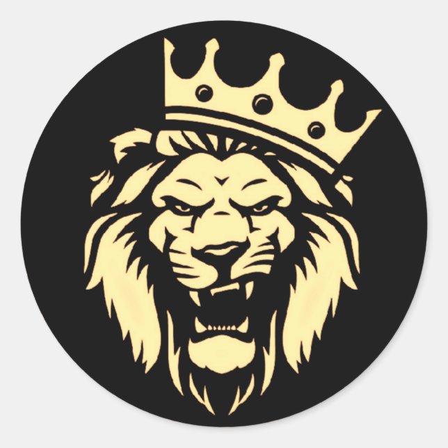 Rond Sticker King Lion (Devant)