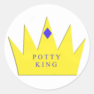 Rond Sticker King Pottty