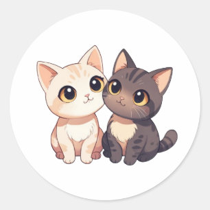 Rond Sticker Kitty joueur