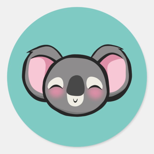 Rond Sticker Koala (Devant)
