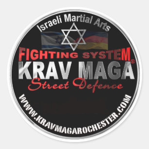 Rond Sticker Krav Maga Rochester
